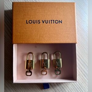Louis Vuitton Locks & Keys and Small LV Box. Price is for all!